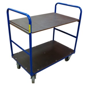 Wózek platformowy magazynowy dwupółkowy 2P 1060-125 250 kg