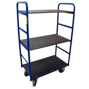 Wózek platformowy magazynowy trzypółkowy wysoki 3P 08550-160 250 kg H=1500 mm